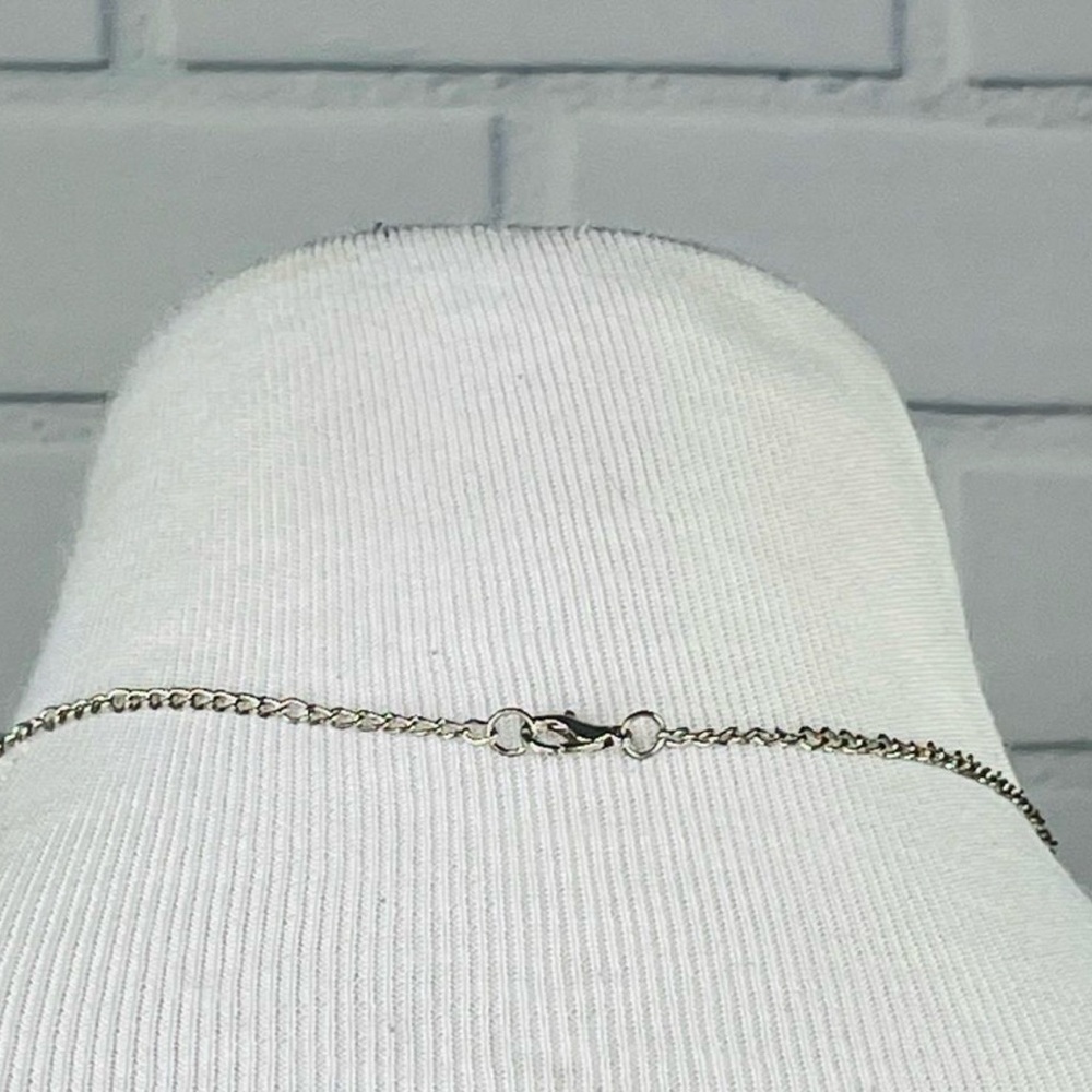 Be Still Boutique Silver Dreamcatcher Necklace with Blue Accent - Picture 7 of 8